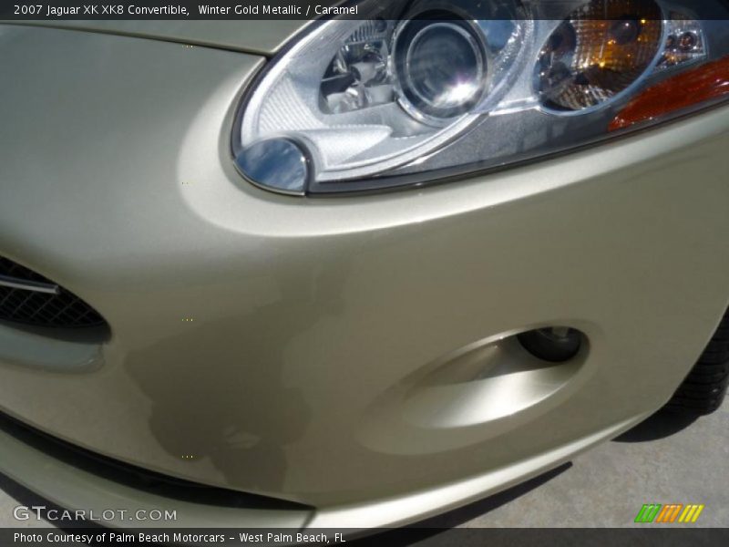 Winter Gold Metallic / Caramel 2007 Jaguar XK XK8 Convertible