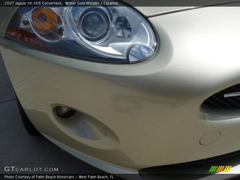 Winter Gold Metallic / Caramel 2007 Jaguar XK XK8 Convertible