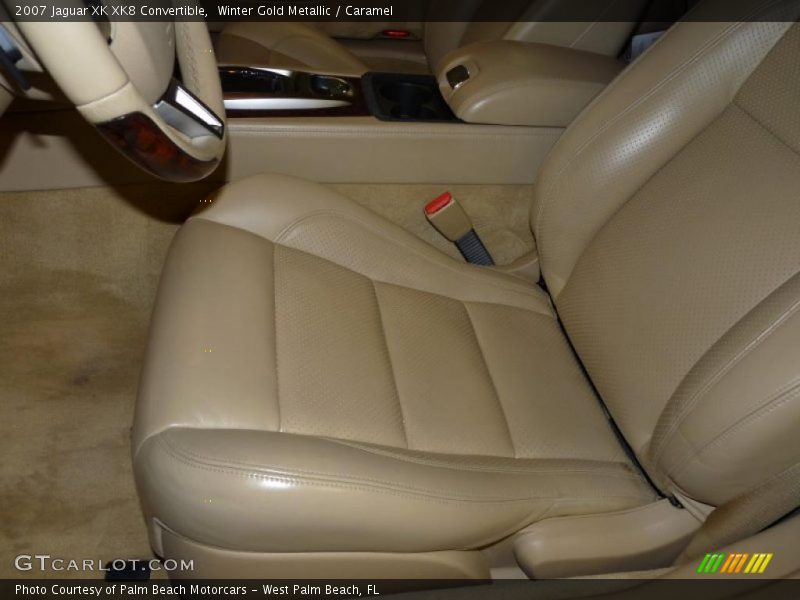  2007 XK XK8 Convertible Caramel Interior