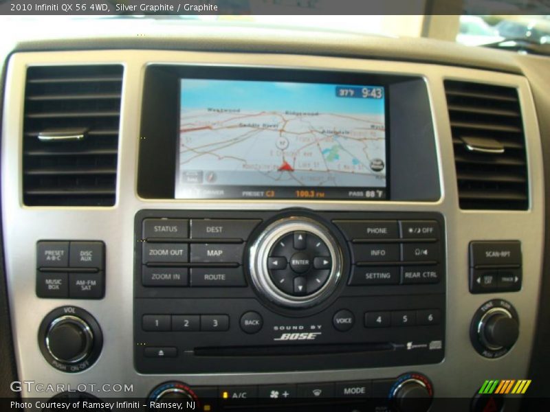 Controls of 2010 QX 56 4WD