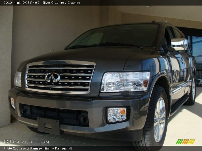 Silver Graphite / Graphite 2010 Infiniti QX 56 4WD