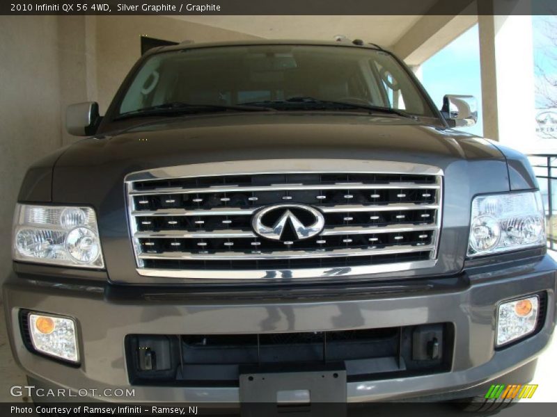 Silver Graphite / Graphite 2010 Infiniti QX 56 4WD