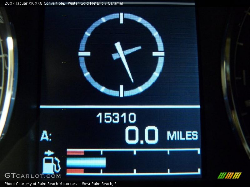 Winter Gold Metallic / Caramel 2007 Jaguar XK XK8 Convertible
