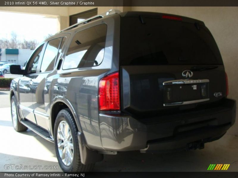 Silver Graphite / Graphite 2010 Infiniti QX 56 4WD