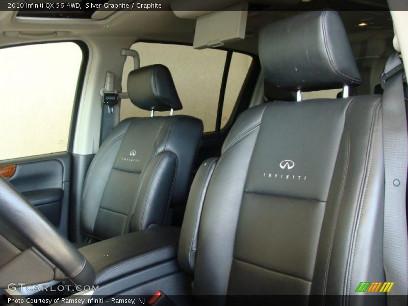 Silver Graphite / Graphite 2010 Infiniti QX 56 4WD