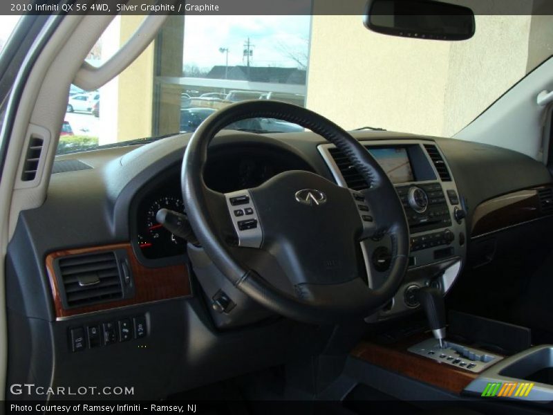 Silver Graphite / Graphite 2010 Infiniti QX 56 4WD