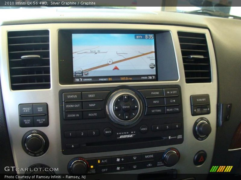 Silver Graphite / Graphite 2010 Infiniti QX 56 4WD