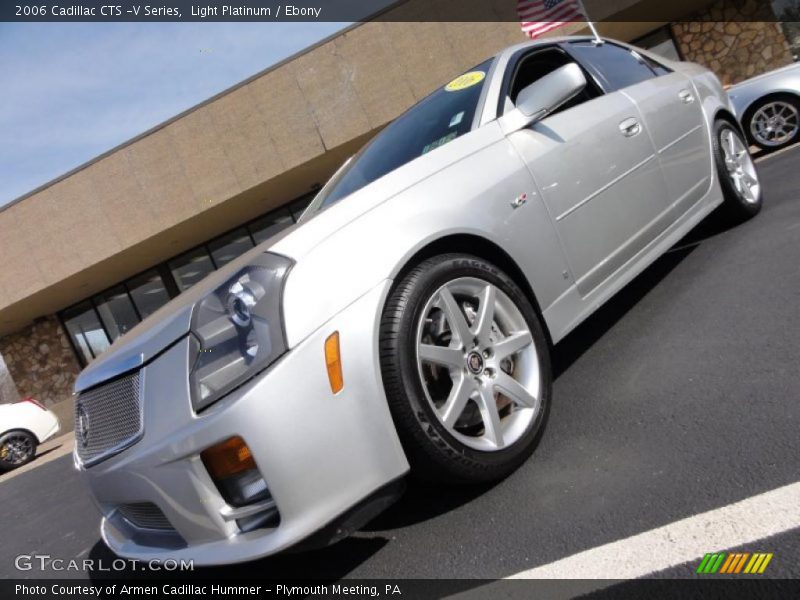 Light Platinum / Ebony 2006 Cadillac CTS -V Series