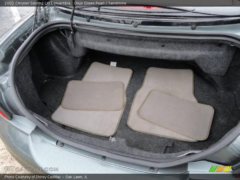 Onyx Green Pearl / Sandstone 2002 Chrysler Sebring LXi Convertible
