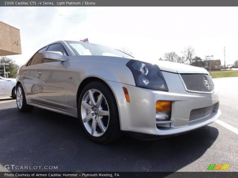 Light Platinum / Ebony 2006 Cadillac CTS -V Series