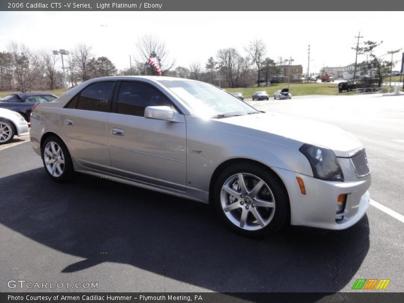 Light Platinum / Ebony 2006 Cadillac CTS -V Series