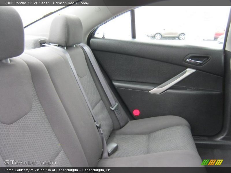 Crimson Red / Ebony 2006 Pontiac G6 V6 Sedan