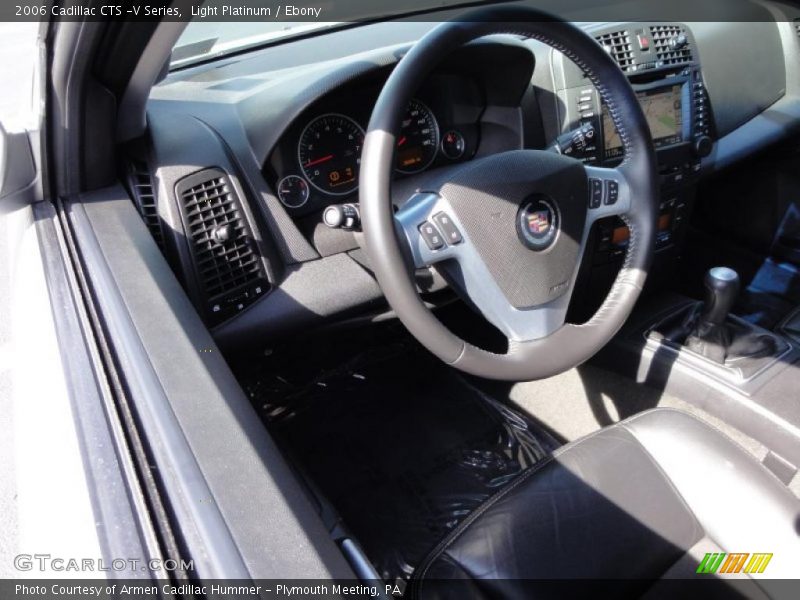 Light Platinum / Ebony 2006 Cadillac CTS -V Series