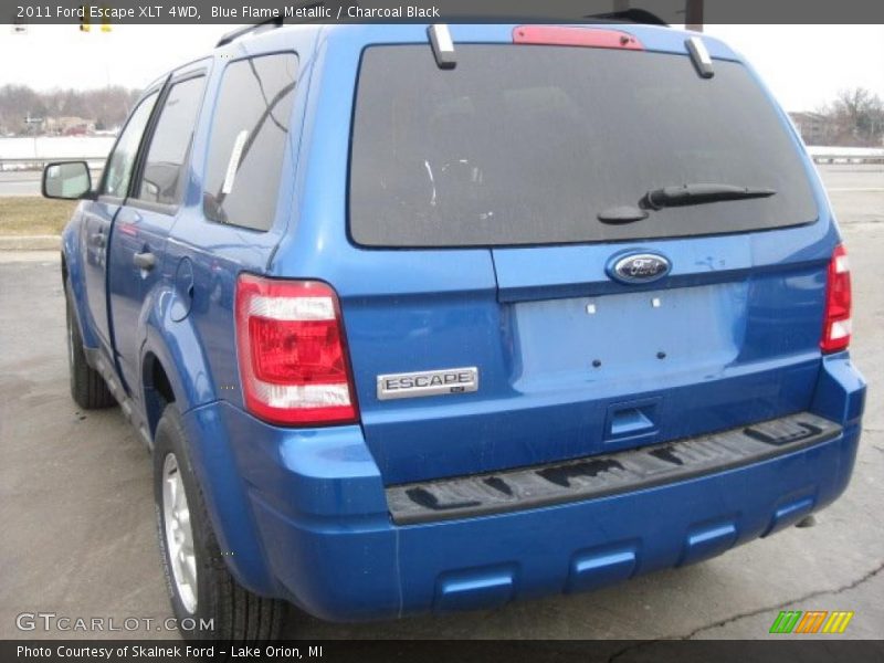 Blue Flame Metallic / Charcoal Black 2011 Ford Escape XLT 4WD