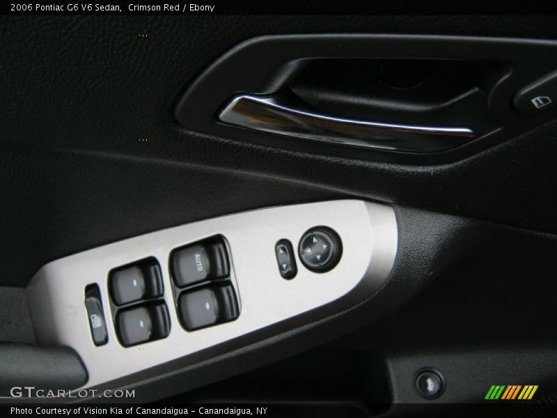Crimson Red / Ebony 2006 Pontiac G6 V6 Sedan