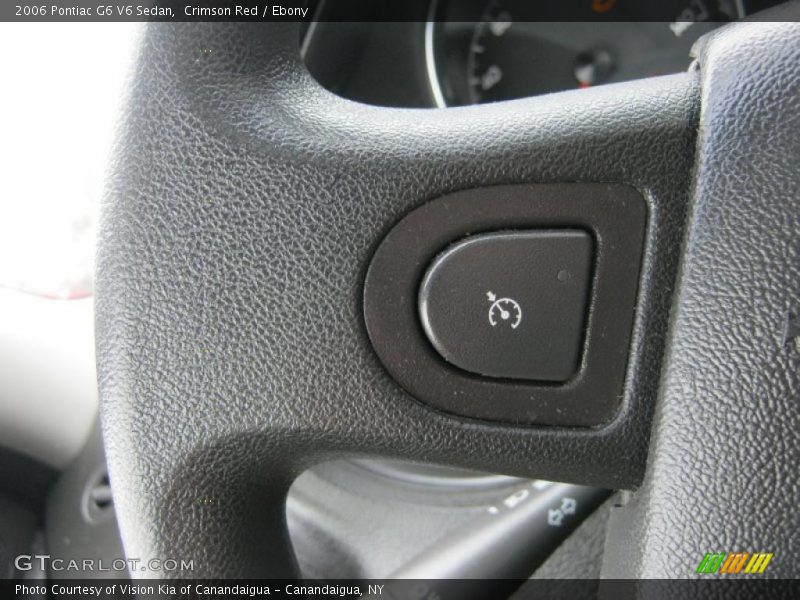 Crimson Red / Ebony 2006 Pontiac G6 V6 Sedan