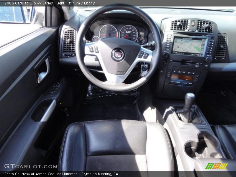 Light Platinum / Ebony 2006 Cadillac CTS -V Series