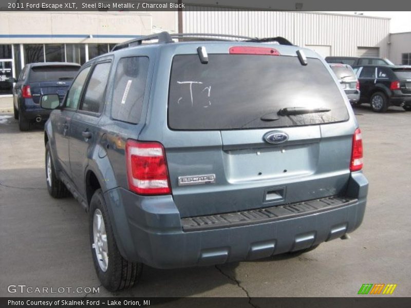 Steel Blue Metallic / Charcoal Black 2011 Ford Escape XLT