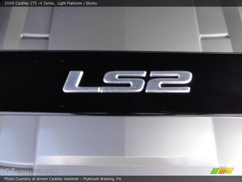 Light Platinum / Ebony 2006 Cadillac CTS -V Series