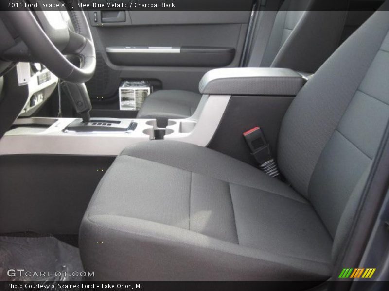 Steel Blue Metallic / Charcoal Black 2011 Ford Escape XLT