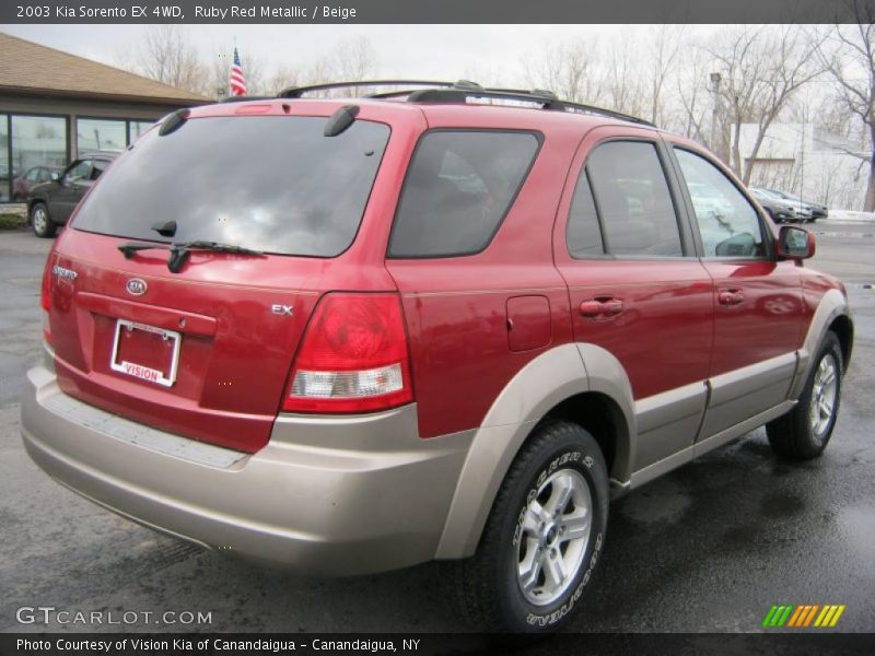  2003 Sorento EX 4WD Ruby Red Metallic