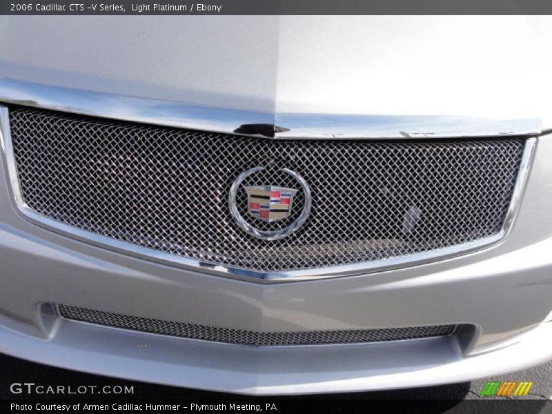 Light Platinum / Ebony 2006 Cadillac CTS -V Series