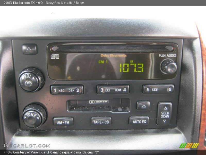 Ruby Red Metallic / Beige 2003 Kia Sorento EX 4WD