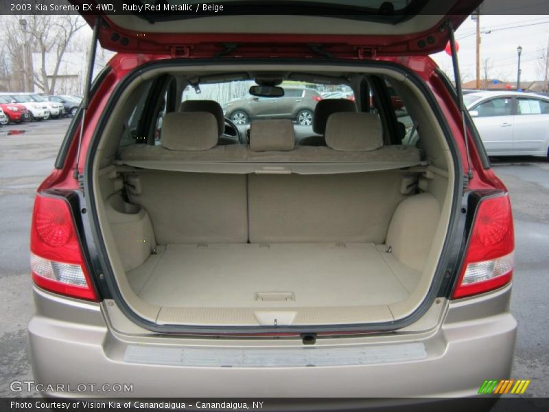  2003 Sorento EX 4WD Trunk