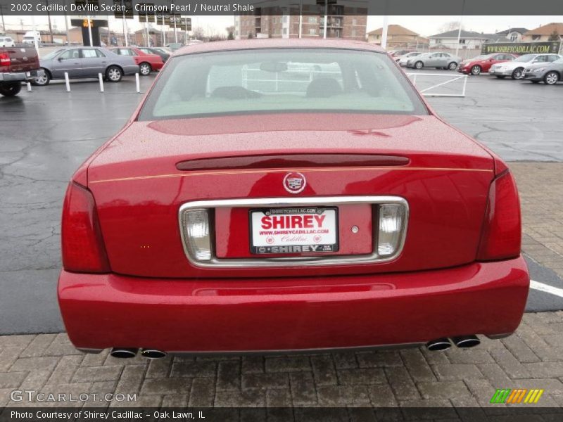 Crimson Pearl / Neutral Shale 2002 Cadillac DeVille Sedan