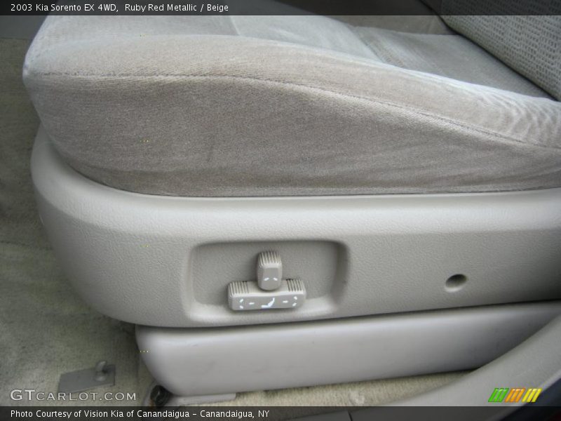 Ruby Red Metallic / Beige 2003 Kia Sorento EX 4WD