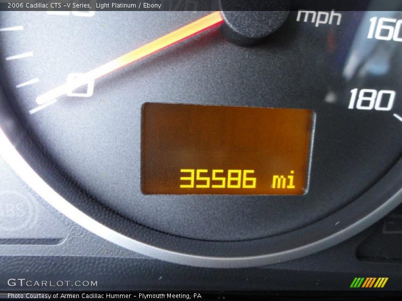 Light Platinum / Ebony 2006 Cadillac CTS -V Series