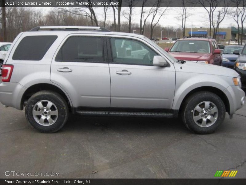 Ingot Silver Metallic / Charcoal Black 2011 Ford Escape Limited