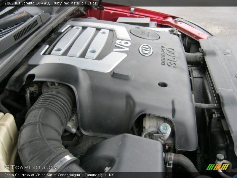  2003 Sorento EX 4WD Engine - 3.5 Liter DOHC 24 Valve V6