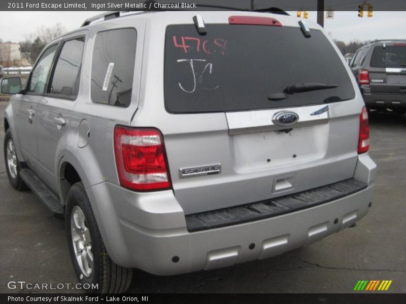 Ingot Silver Metallic / Charcoal Black 2011 Ford Escape Limited