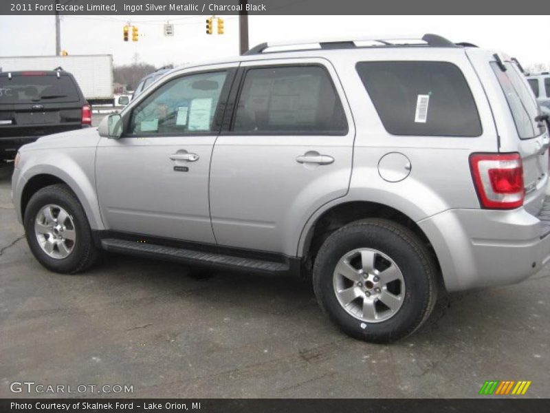 Ingot Silver Metallic / Charcoal Black 2011 Ford Escape Limited