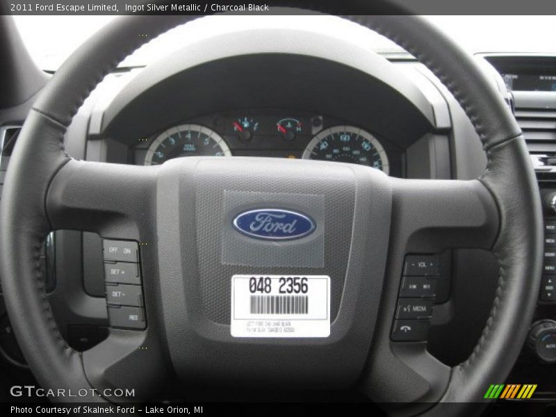 Ingot Silver Metallic / Charcoal Black 2011 Ford Escape Limited