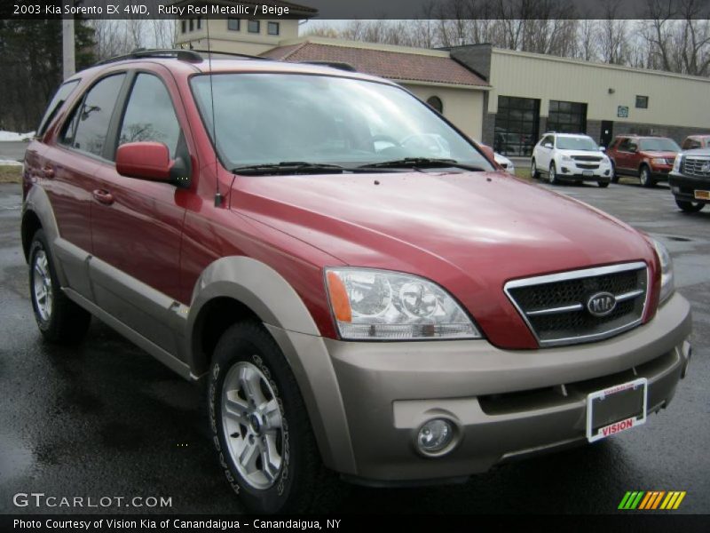  2003 Sorento EX 4WD Ruby Red Metallic