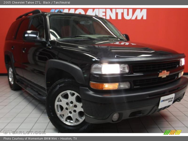 Black / Tan/Neutral 2005 Chevrolet Tahoe Z71