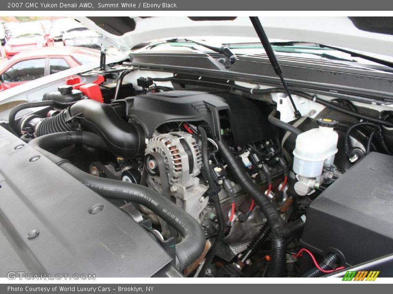 Summit White / Ebony Black 2007 GMC Yukon Denali AWD