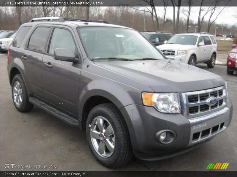 Sterling Grey Metallic / Camel 2011 Ford Escape Limited