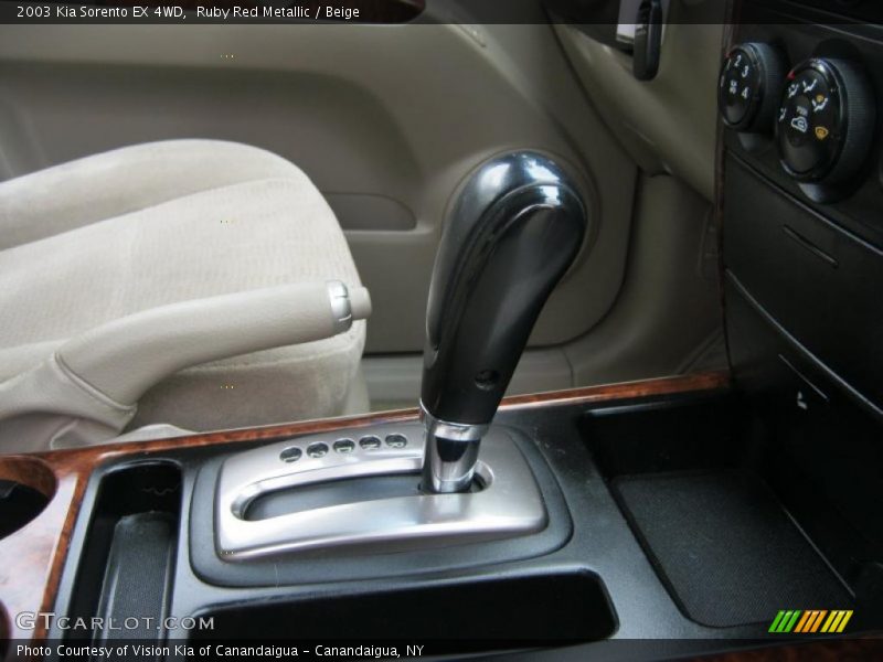  2003 Sorento EX 4WD 4 Speed Automatic Shifter