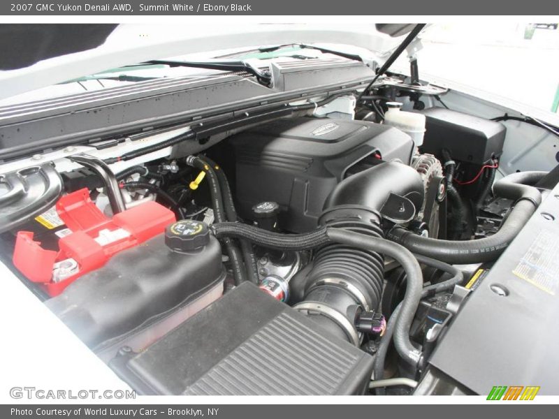 Summit White / Ebony Black 2007 GMC Yukon Denali AWD