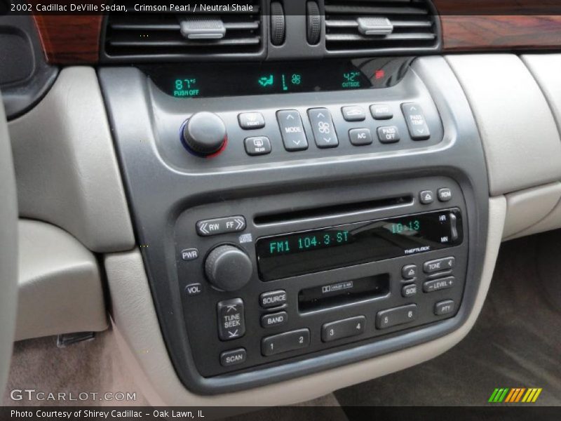 Crimson Pearl / Neutral Shale 2002 Cadillac DeVille Sedan