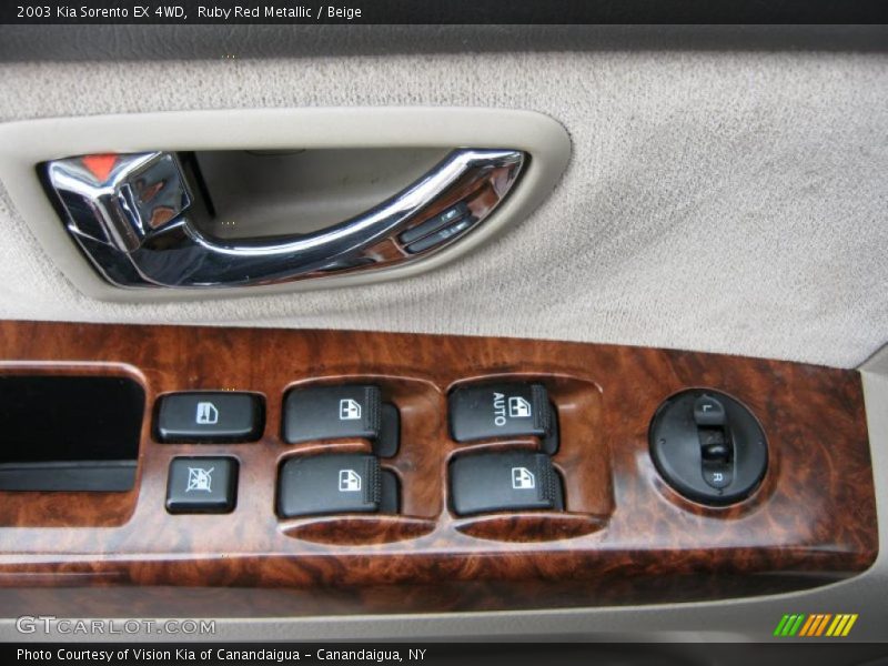 Controls of 2003 Sorento EX 4WD