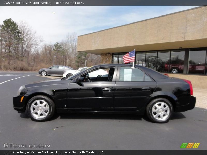 Black Raven / Ebony 2007 Cadillac CTS Sport Sedan