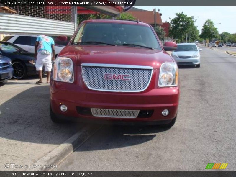 Sport Red Metallic / Cocoa/Light Cashmere 2007 GMC Yukon Denali AWD