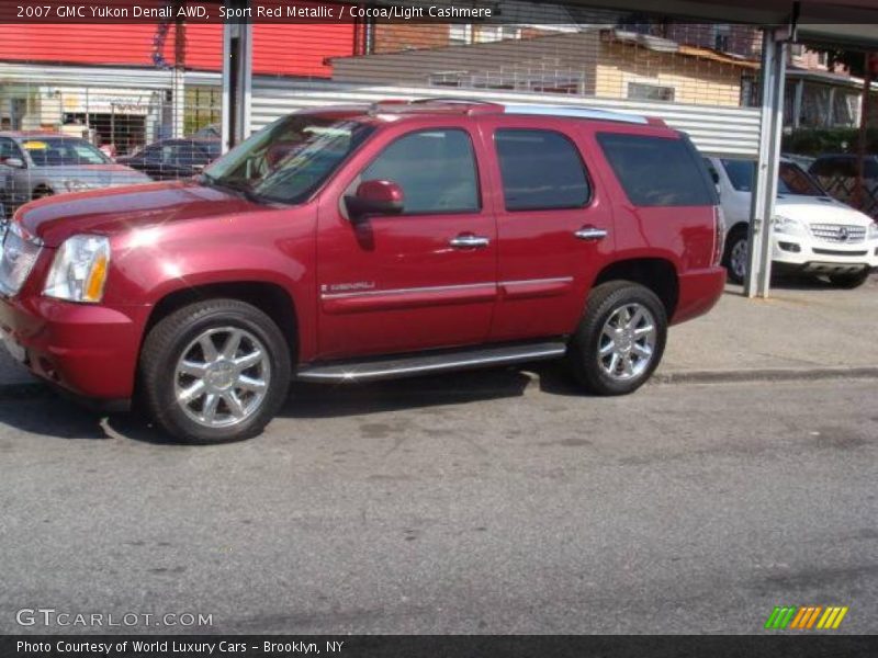 Sport Red Metallic / Cocoa/Light Cashmere 2007 GMC Yukon Denali AWD