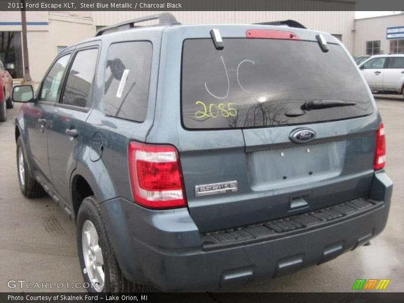 Steel Blue Metallic / Charcoal Black 2011 Ford Escape XLT