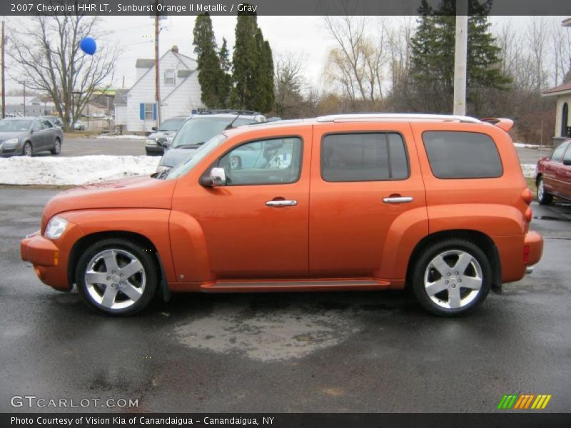 Sunburst Orange II Metallic / Gray 2007 Chevrolet HHR LT