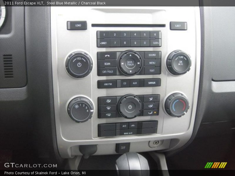 Steel Blue Metallic / Charcoal Black 2011 Ford Escape XLT